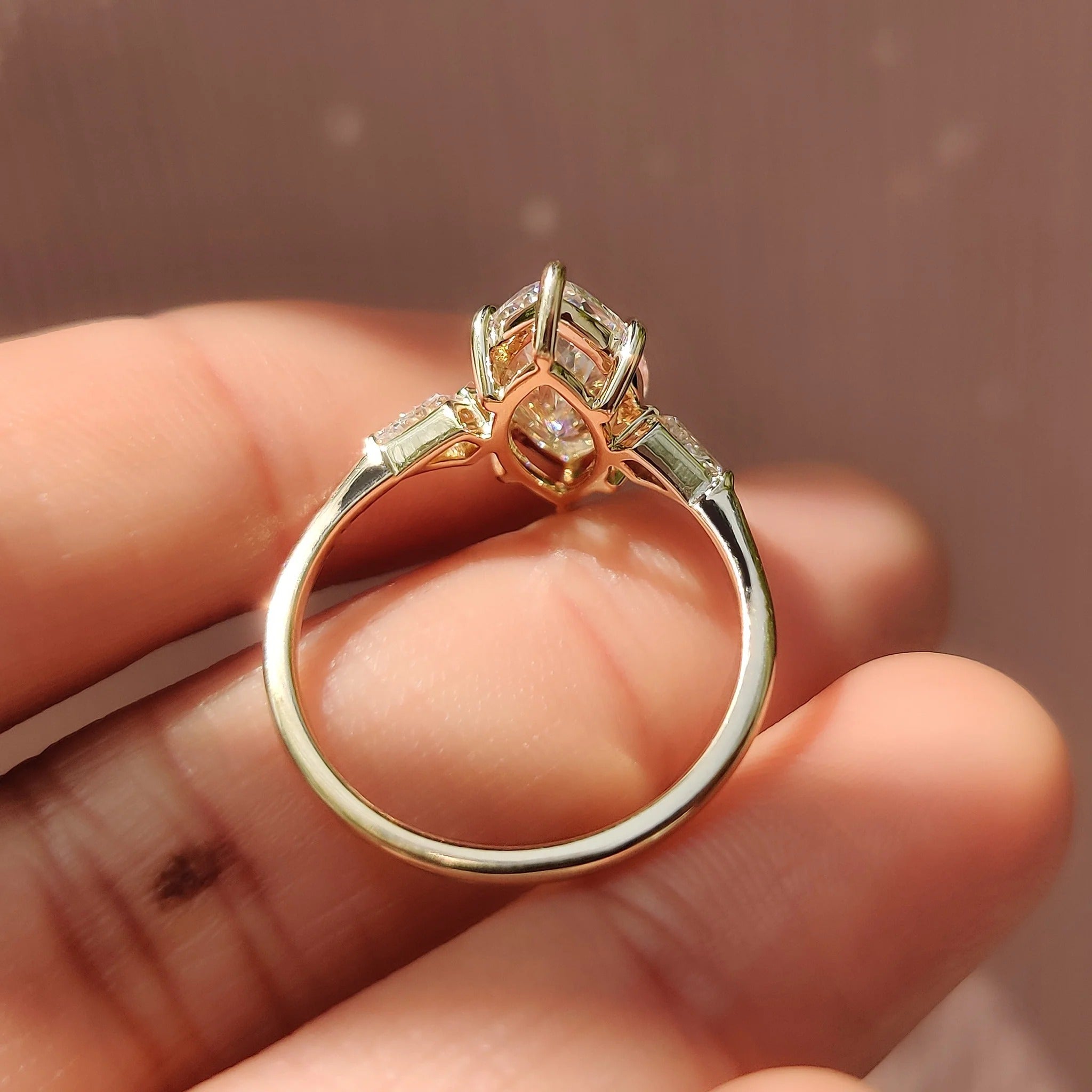 Solitare Marquise Cut Diamond Engagement Ring