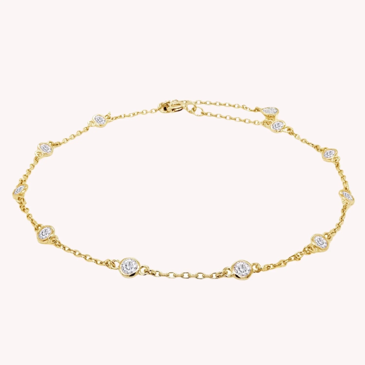 Women’s Dainty Diamond Anklet Jewelry