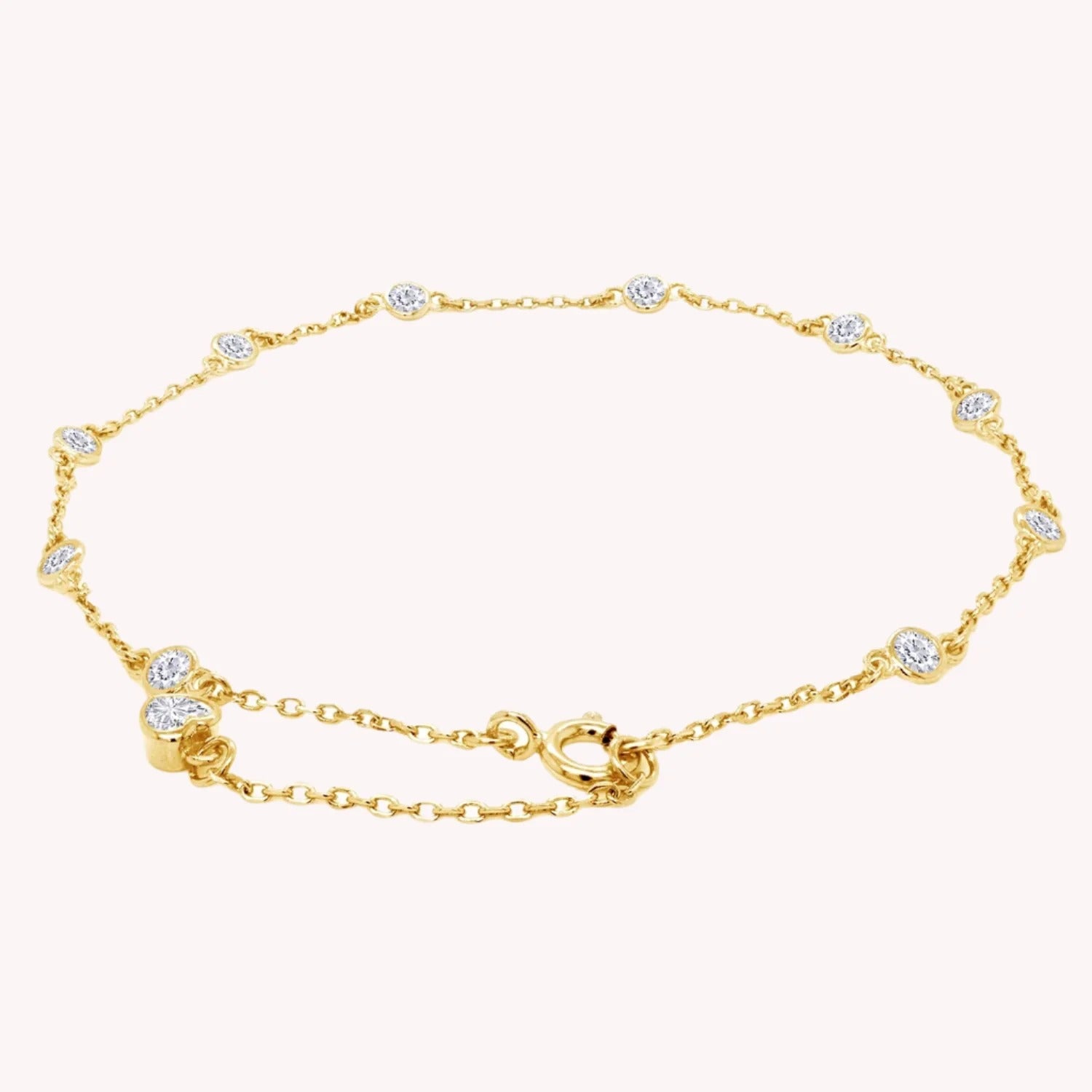 Women’s Dainty Diamond Anklet Jewelry