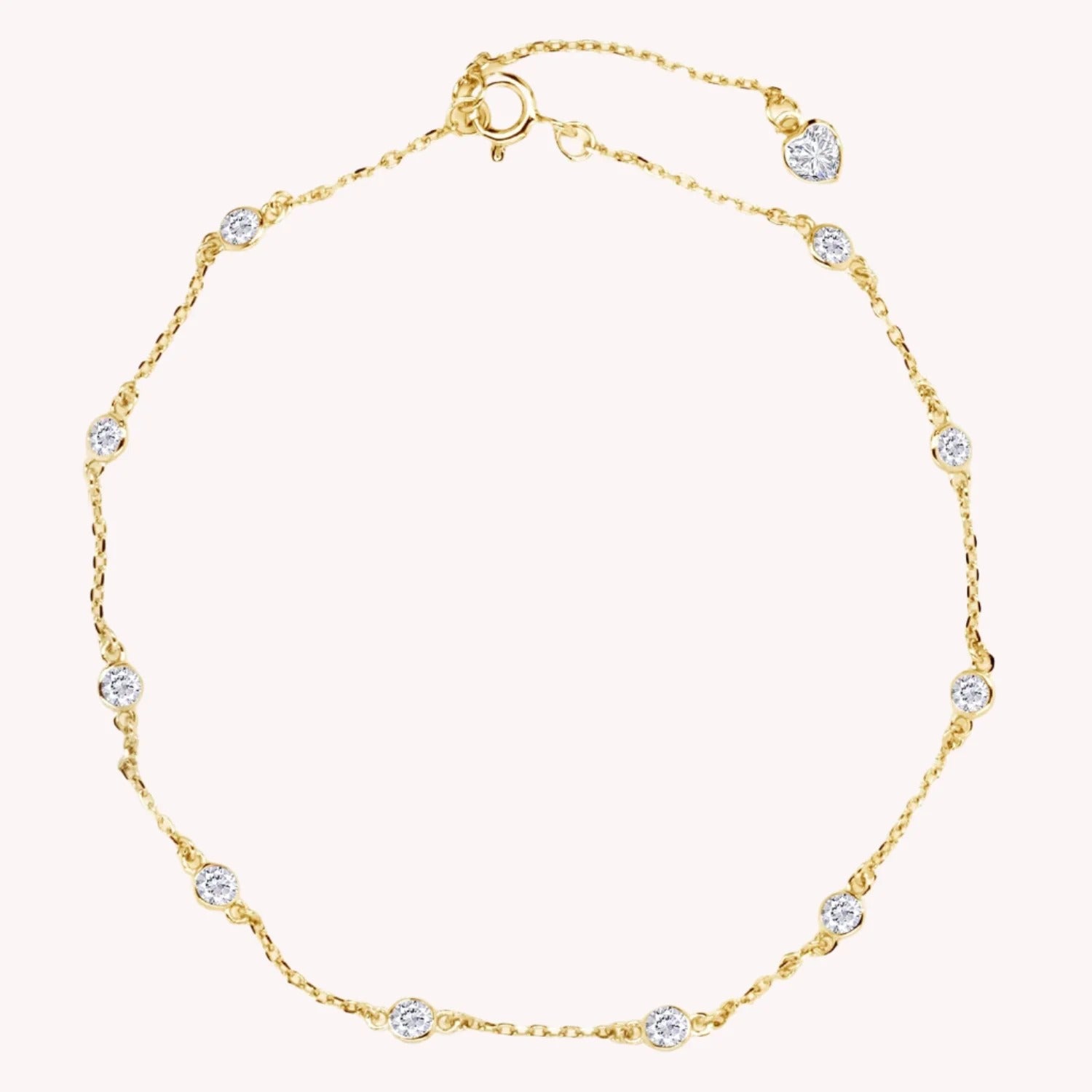 Women’s Dainty Diamond Anklet Jewelry