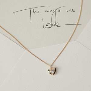Heart Diamond Pendant Necklace for Women