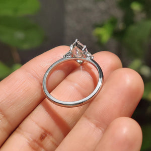Three Stone Marquise & Pear Diamond Ring
