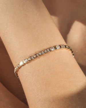 Baguette Diamond Tennis Bracelet in 14K Gold