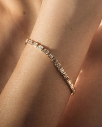 Baguette Diamond Tennis Bracelet in 14K Gold