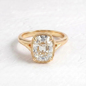 Taylor Swift Inspired Solitare Cushion Cut Ring