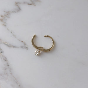 Tiny Diamond Charm Earrings for Women