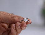 F Color VS1 Clarity IGI Certified 1.50 Carat Heart Shape Excellent Cut Lab Grown Diamond Solitaire Engagement Ring 14k Gold