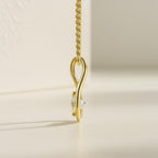 Lab Diamond Solitaire Pendant Round Cut Lab Grown Diamond Bridesmaid Pendant Solid 14K Gold Diamond Pendant Gift For Her