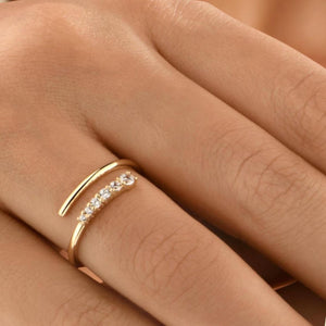 Crossover Lab Diamond Wedding Band