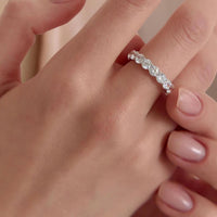 3.25 CT Round Lab Diamond Wedding Band