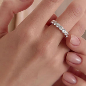 3.25 CT Round Lab Diamond Wedding Band