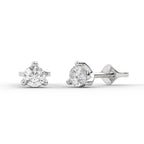 Lab Grown Diamond Stud Earrings/0.14 ct Diamond Studs for Women/White,Yellow,Rose 14K Solid Gold/ Lab Diamond Studs/ Bridesmaid Gift