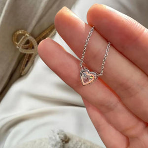 Heart Shape Lab Grown Diamond Necklace