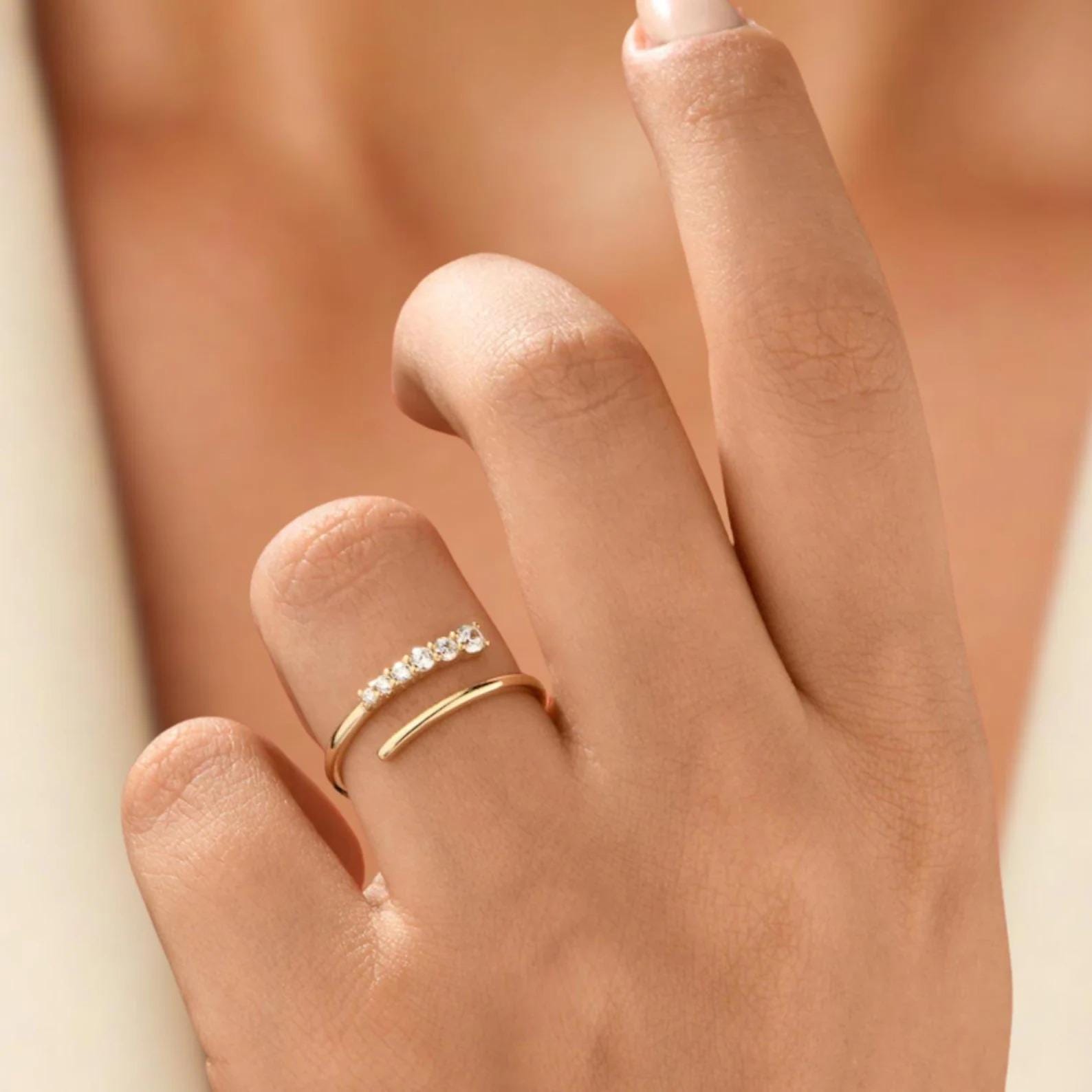 Crossover Lab Diamond Wedding Band
