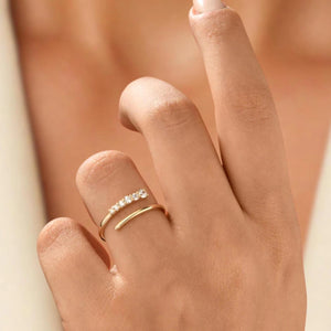 Crossover Lab Diamond Wedding Band