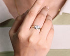 Marquise Cut Lab Grown Diamond Engagement Ring 1.00 CT Marquise Cut Lab Grown Diamond Ring IGI Certified Lab Diamond Promise Ring