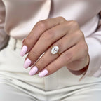 1.5 CT carat Oval solitaire diamond ring, IGI CERTIFIED Lab Grown Diamond, 10K/14K Solid Gold Ring