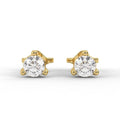 Lab Grown Diamond Stud Earrings/0.14 ct Diamond Studs for Women/White,Yellow,Rose 14K Solid Gold/ Lab Diamond Studs/ Bridesmaid Gift