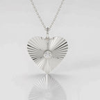 Gold Plated Pendant Necklace, Heart Pendant Necklace , Gold Plated Necklace, Necklace, Jewelry, Necklaces for Women, Gifts for Her