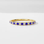 Birthstone Eternity Ring • Personalized Infinity Ring • Crystal Gemstone Jewelry • Gifts for Mom • Gift for Her •Valentines Day Gift for Her
