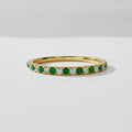 Birthstone Eternity Ring • Personalized Infinity Ring • Crystal Gemstone Jewelry • Gifts for Mom • Gift for Her •Valentines Day Gift for Her