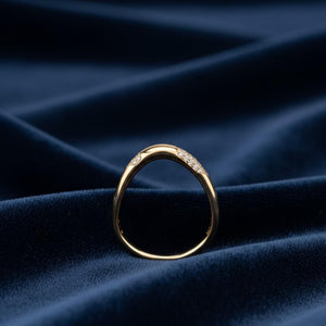 Lab Diamond Wedding Band, 14K Gold