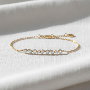 Multi Shape Lab Diamond Bracelet For Women