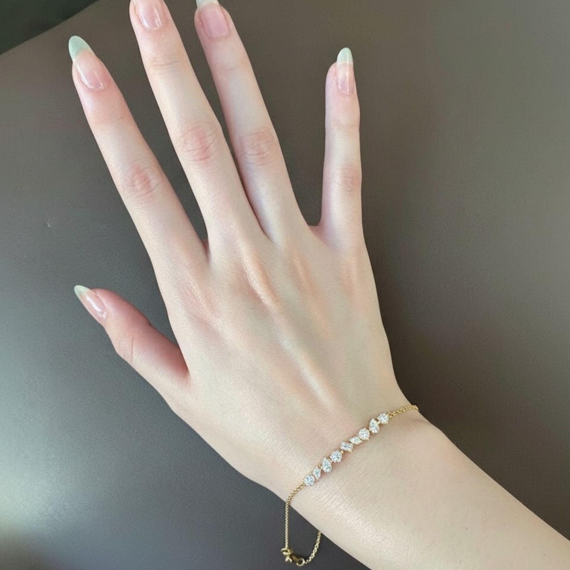 Multi Shape Lab Diamond Bracelet For Women
