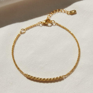 Rainbow Lab Diamond Tennis Bracelet, 14K Gold