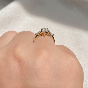 Solitare Marquise Cut Lab Diamond Ring
