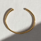14K Gold Plated Diamond Bangle, Genuine Lab Grown Diamond Bracelet, Cluster Diamond Bracelet, Open Cuff Bangle