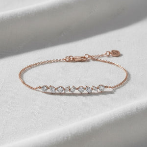 Multi Shape Lab Diamond Bracelet For Women