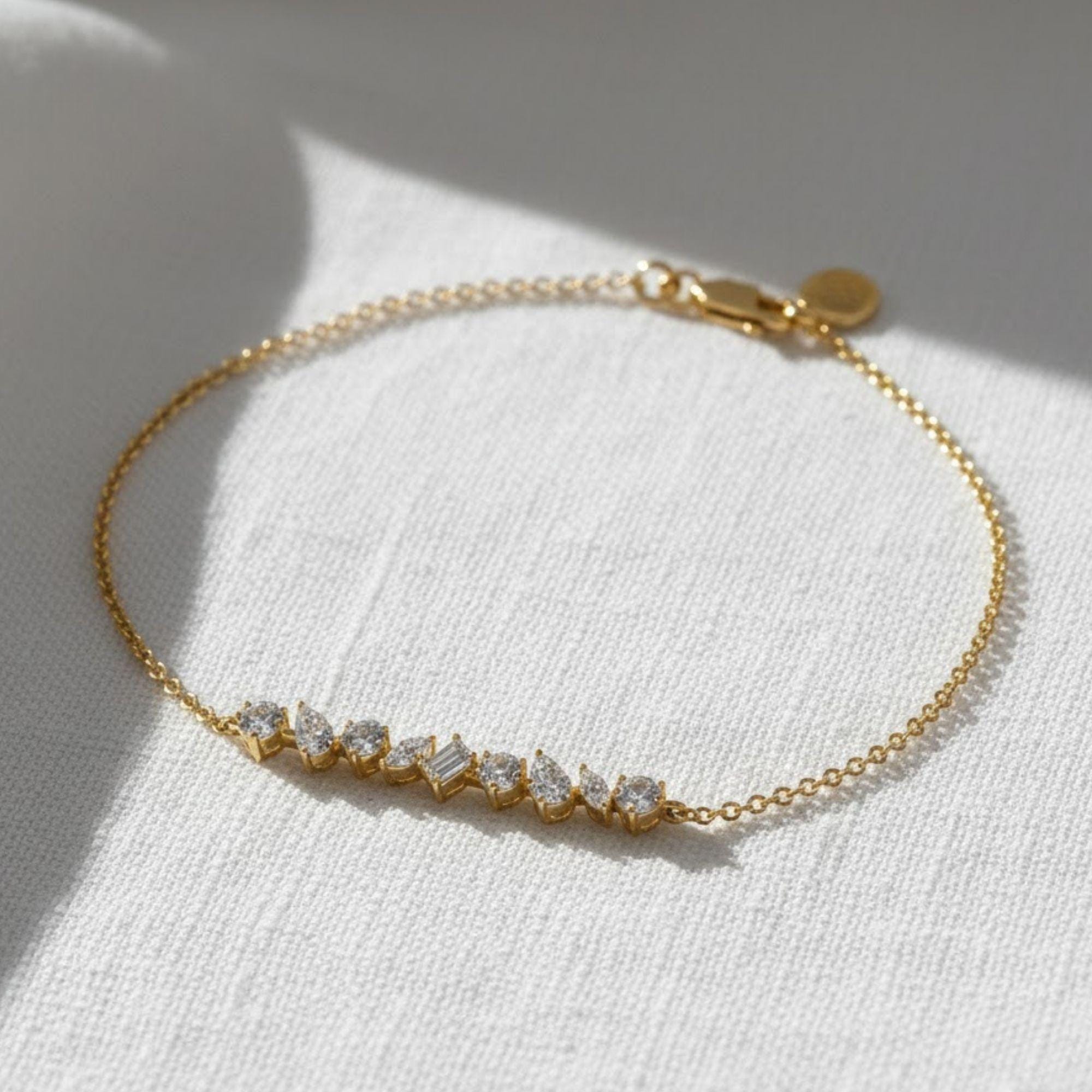 Multi Shape Lab Diamond Bracelet For Women