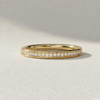 Lab Grown Diamond Half Eternity Wedding Band