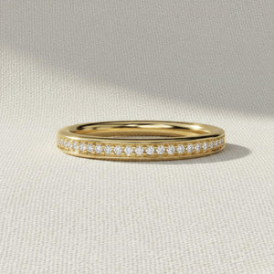 Lab Grown Diamond Half Eternity Wedding Band
