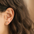 0.20 Ct Diamond Stud Earring Round Diamond Solitaire Earrings 14k Yellow Gold 14K White Gold 14K Rose gold