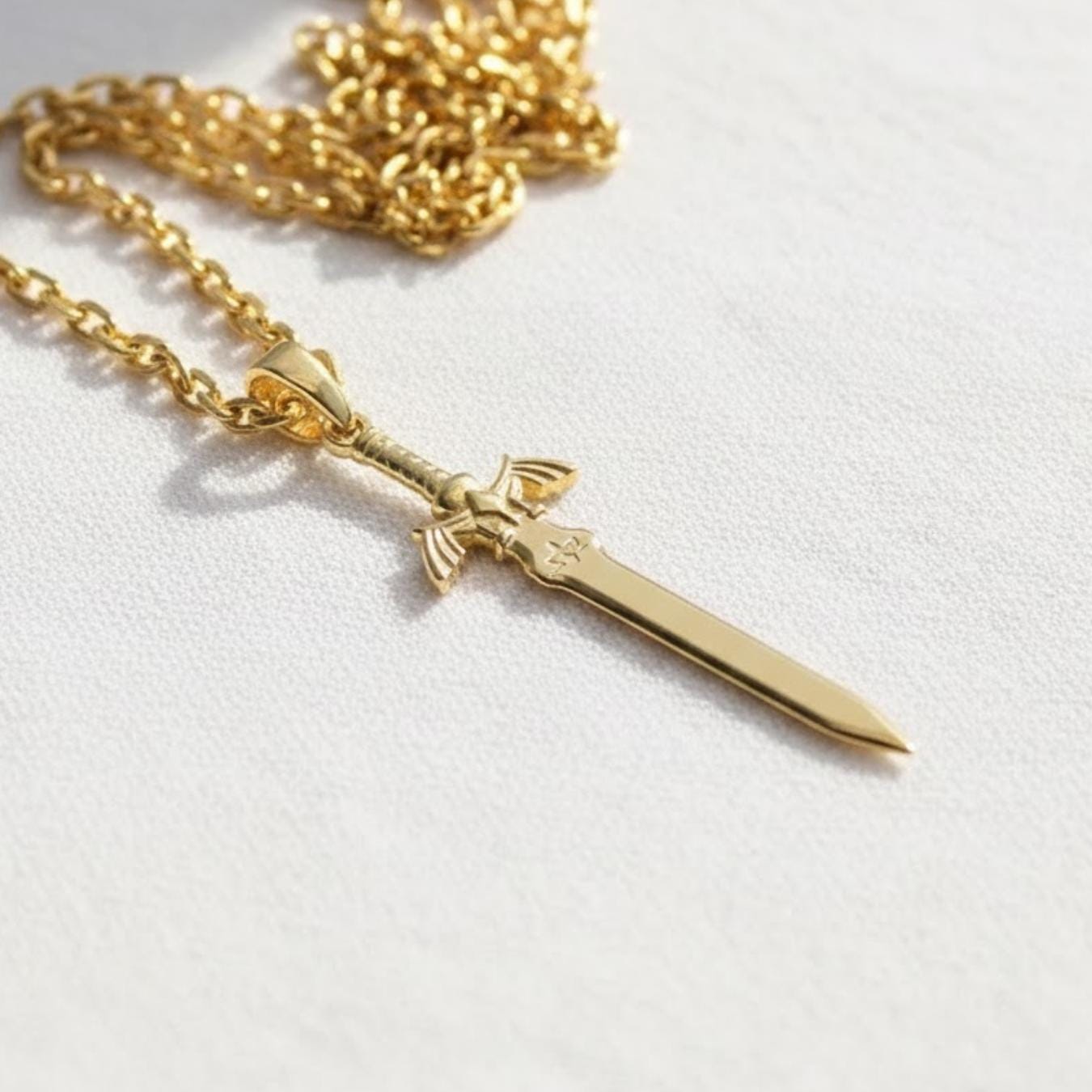Master Sword Pendant in 925 Sterling Silver Zelda Tears of the Kingdom