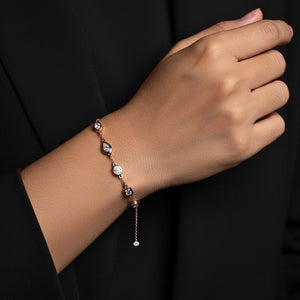 1.00 Ct Mix Cut Lab Diamond Tennis Bracelet for Women