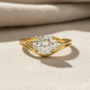 Oval Brilliant Lab Diamond Solitaire Engagement Ring