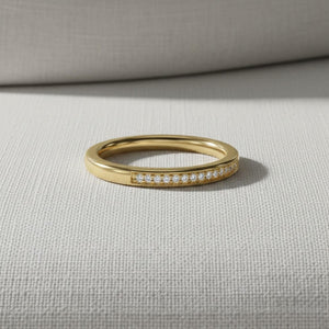 Lab Grown Diamond Half Eternity Wedding Band