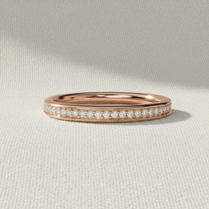 Lab Grown Diamond Half Eternity Wedding Band