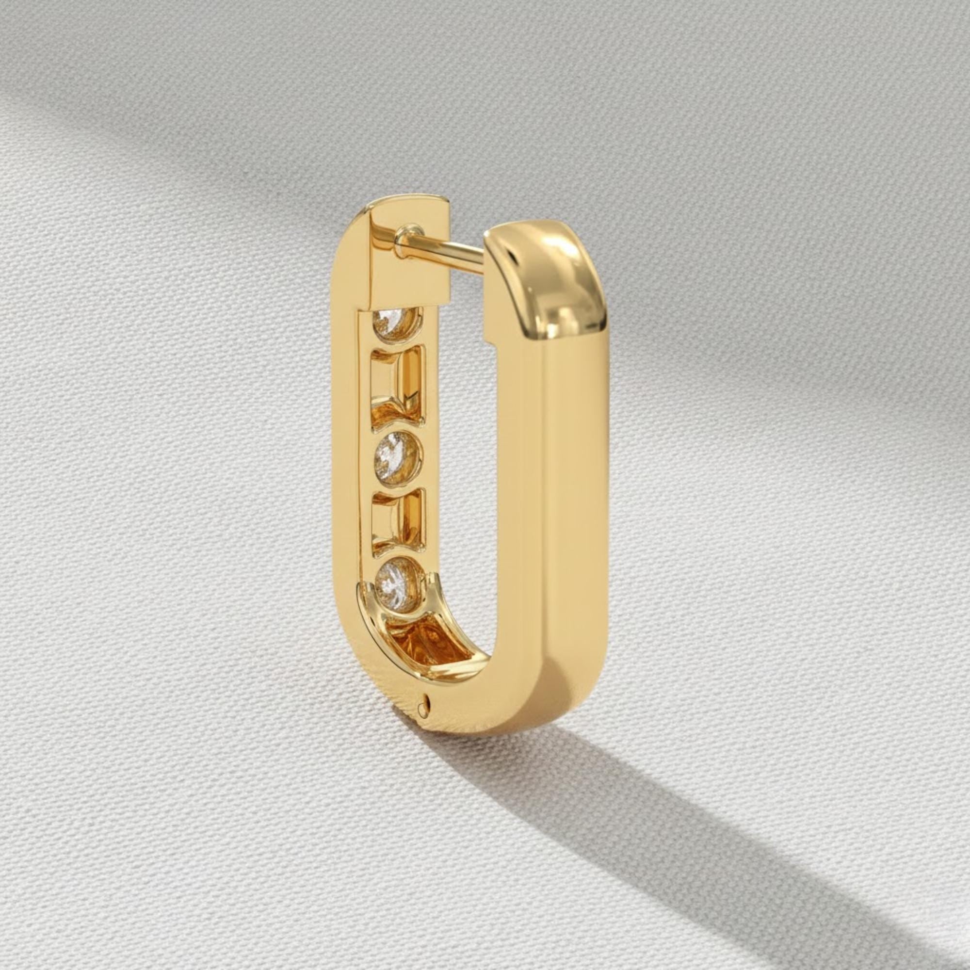 Diamond Huggies, 14k Solid Gold Diamond Huggie Hoops, Lab Grown Diamond Earrings, Small Hoop Earring, Diamond Huggie Earring, Gift For Her