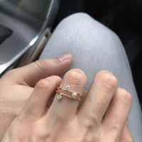Pear Three Diamond Engagement Ring Lab Created Diamond Gift for Wife