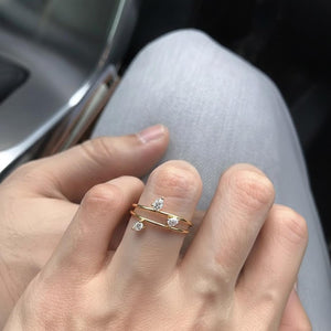 Pear Three Diamond Engagement Ring Lab Created Diamond Gift for Wife