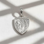 St Michael Pendant, Archangel Michael Necklace 925 Sterling Silver for Protection Strength, Religious Jewelry Gift for Men & Women