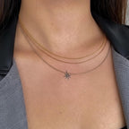 14K Solid Gold Chain Necklace, Delicate Dainty Chain, Delicate Dainty Layered Necklace, Thin Chain Necklace, 18k Gold Chain Necklace