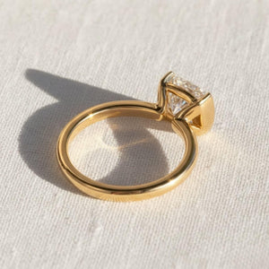 2 Ct Ice Crushed Cushion Lab Diamond Ring