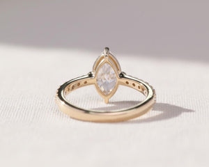 Marquise Solitaire Diamond Ring for Women