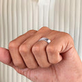 Round Cut Lab Grown Diamond Men's Wedding Band Ring, Mens Stacking Comfort Fit Band, Anniversary Gifts for Him, Diamond Ring For Men