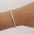 Starburst Bangle, Layering Diamond 14K Gold Starburst Bracelet, Real Gold Dome Bracelet Bangle, Stacking Bracelet, Gift for Mom